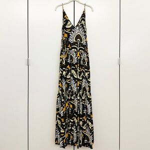 Suoli Maxi Print Viscose Dress Sz 40 S
